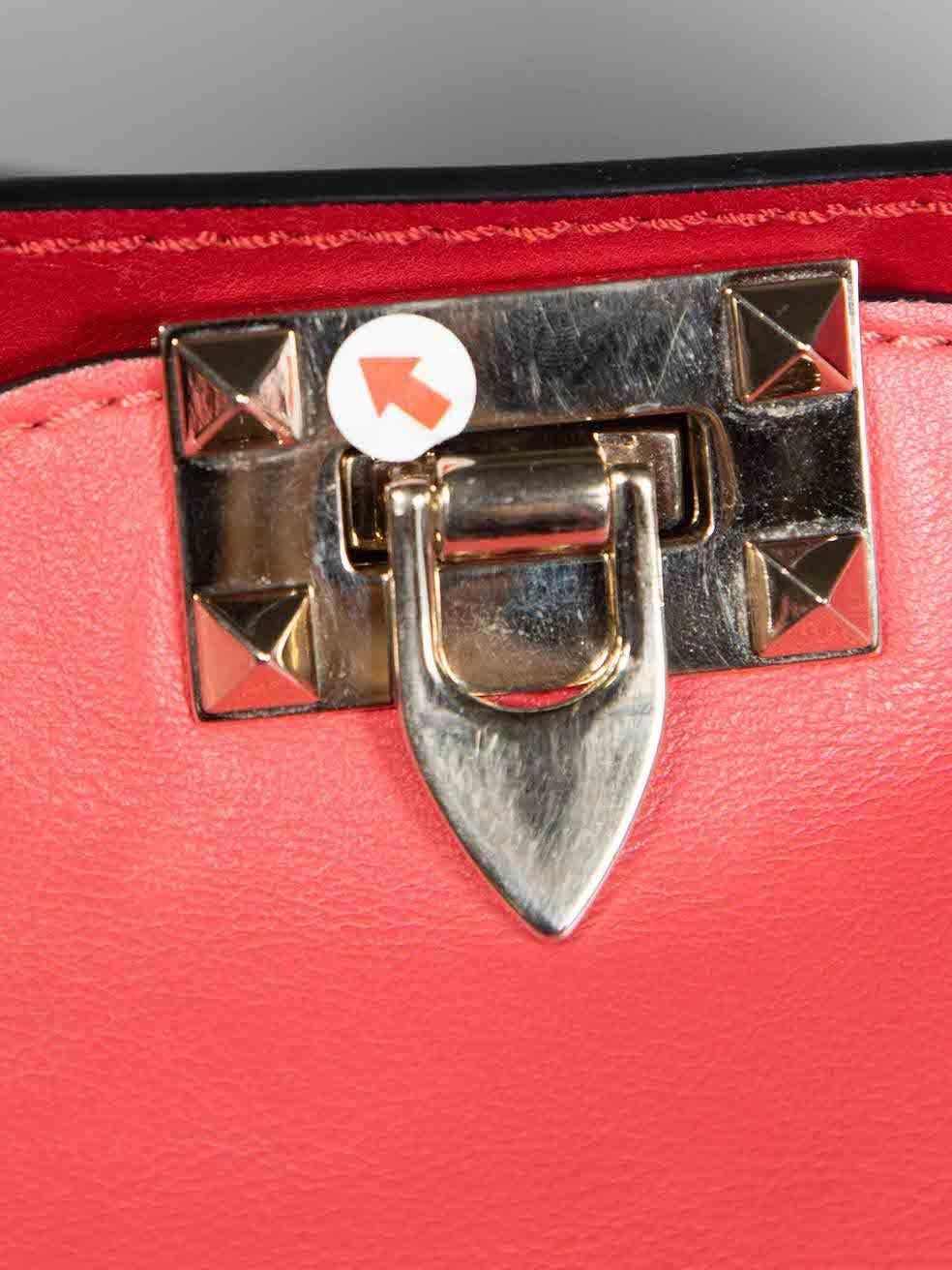 Valentino Garavani Colour Block Leather Rockstud Tote 2