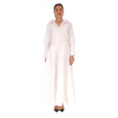 Valentino Garavani Cotton Poplin A-Line Shirt Gown