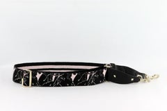 Valentino Garavani Embroidered Canvas And Leather Bag Strap