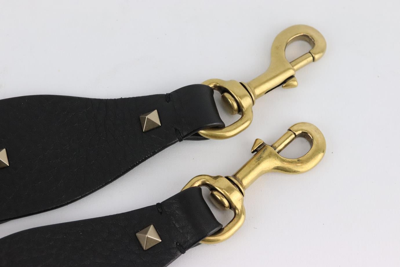 Valentino Garavani Embroidered Canvas And Leather Bag Strap In Excellent Condition In London, GB