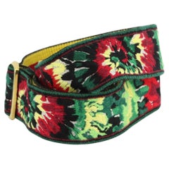 Valentino Garavani Embroidered Canvas And Leather Bag Strap