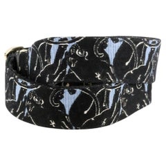 Used Valentino Garavani Embroidered Canvas And Leather Bag Strap