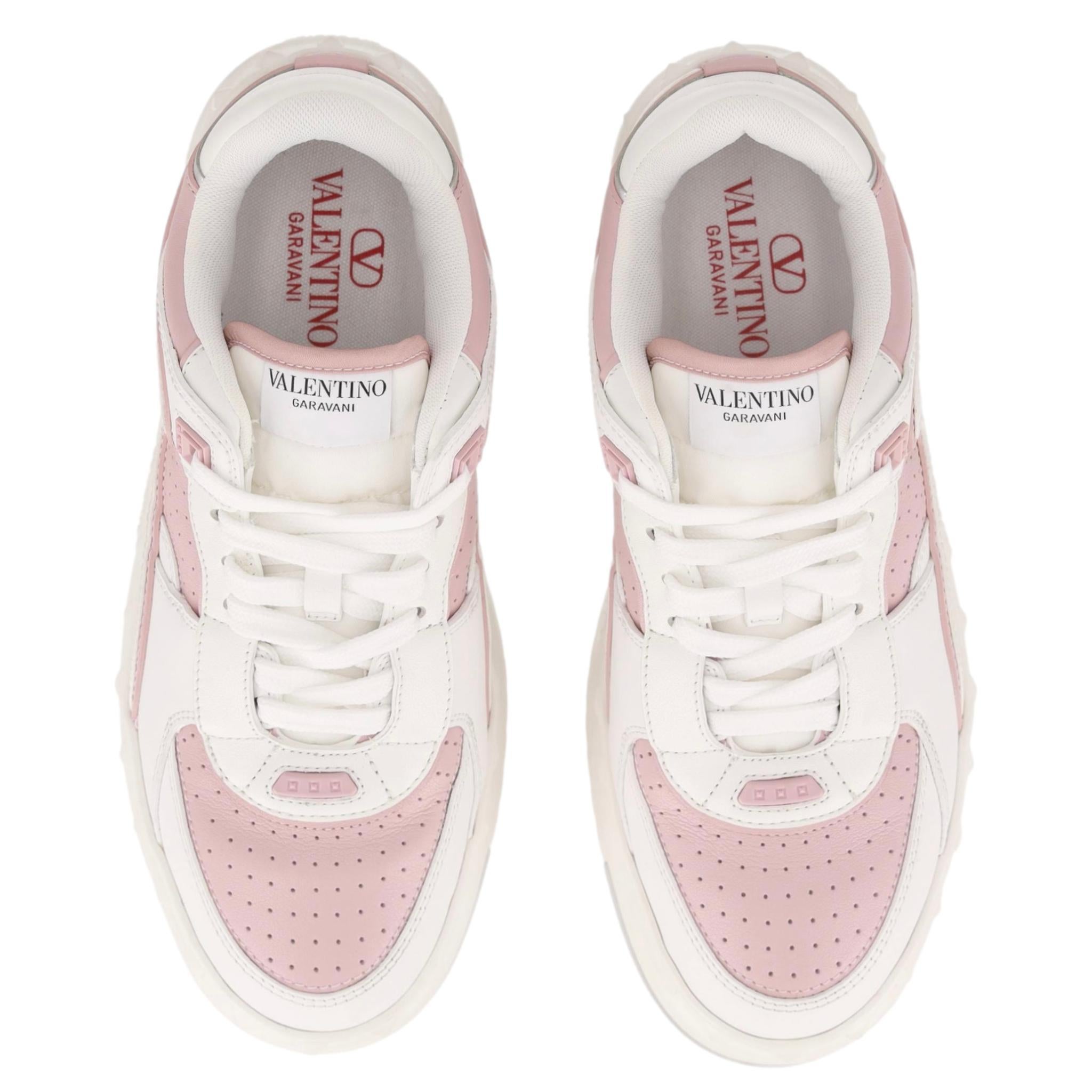 Valentino Garavani Freedots XL Leather Platform Sneakers For Sale