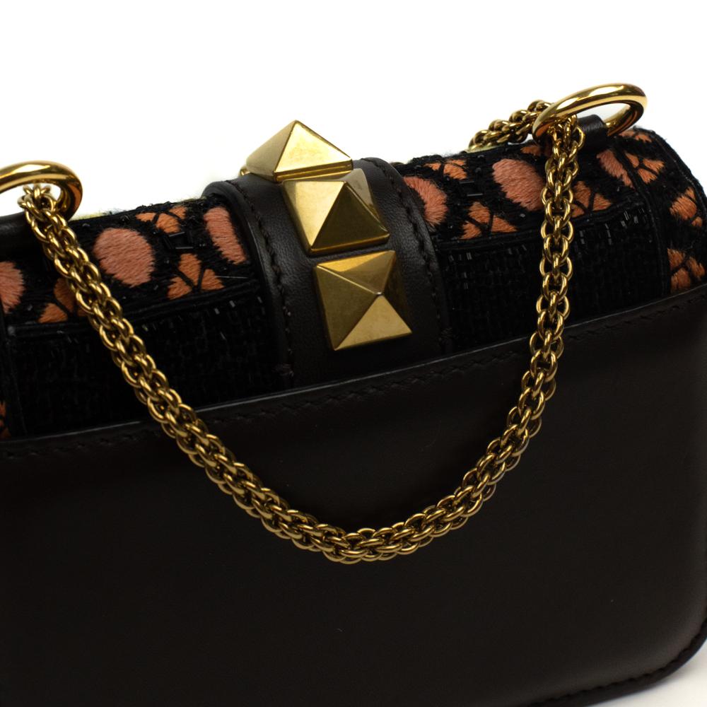 VALENTINO GARAVANI glam lock Shoulder bag in Multicolour Leather For Sale 6