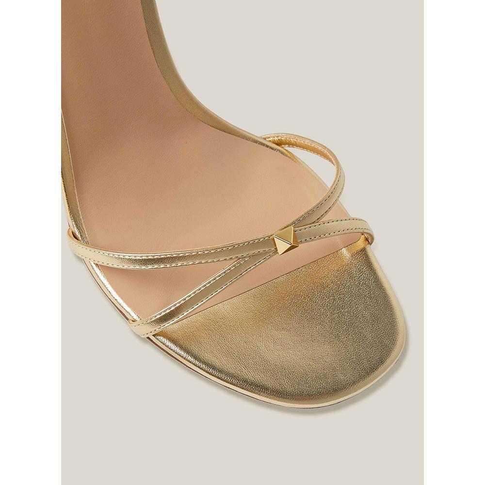 valentino gold sandals