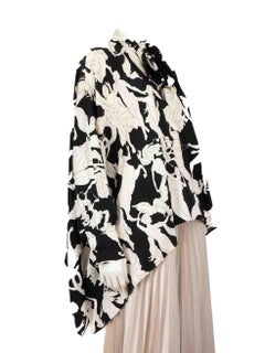 Valentino Garavani Illustration High-Low Blouse Size S