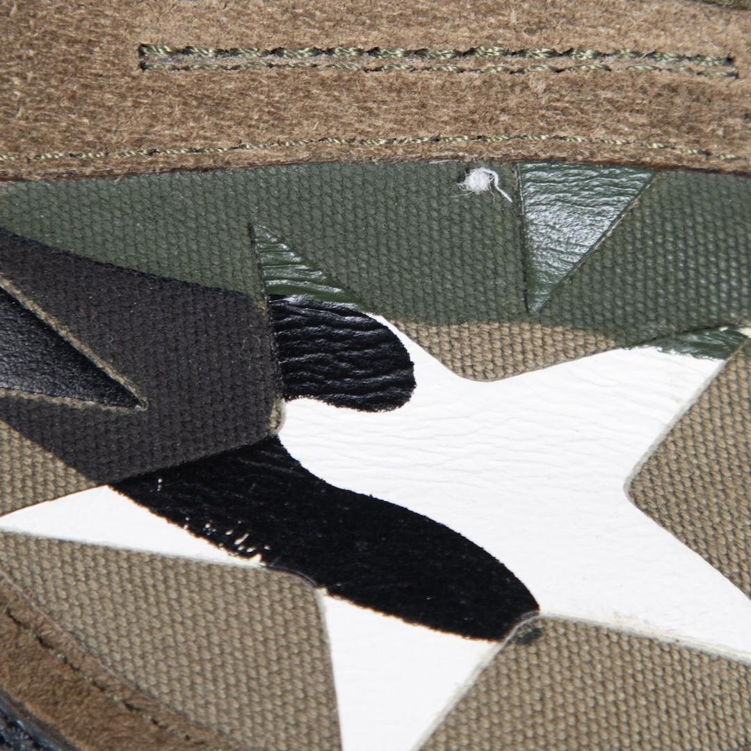 Valentino Garavani Leder Camouflage Rockrunner Turnschuhe Größe IT 40 Damen im Angebot