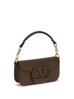 Valentino Garavani Locò Shoulder Bag — Brown