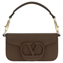 Valentino Garavani Locò Shoulder Bag — Brown