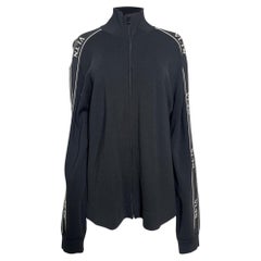 Veste de sport Valentino Garavani avec bandeau logo, en viscose noire