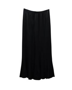 Valentino Garavani Lounge Wide Leg Pants in Black Satin