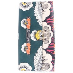 Valentino Garavani Mime Floral-Print Clutch Bag - green/orange/white/pink/blac