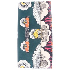   Valentino Garavani Mime Floral-Print Clutch Bag - green/orange/white/pink/blac