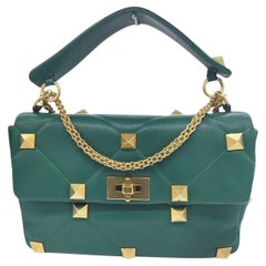 Valentino Garavani Borsa a spalla con borchie in nappa