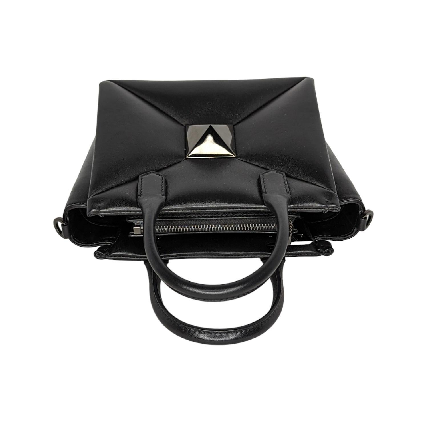 Valentino Garavani Nappa Small One Stud Handbag Black 2