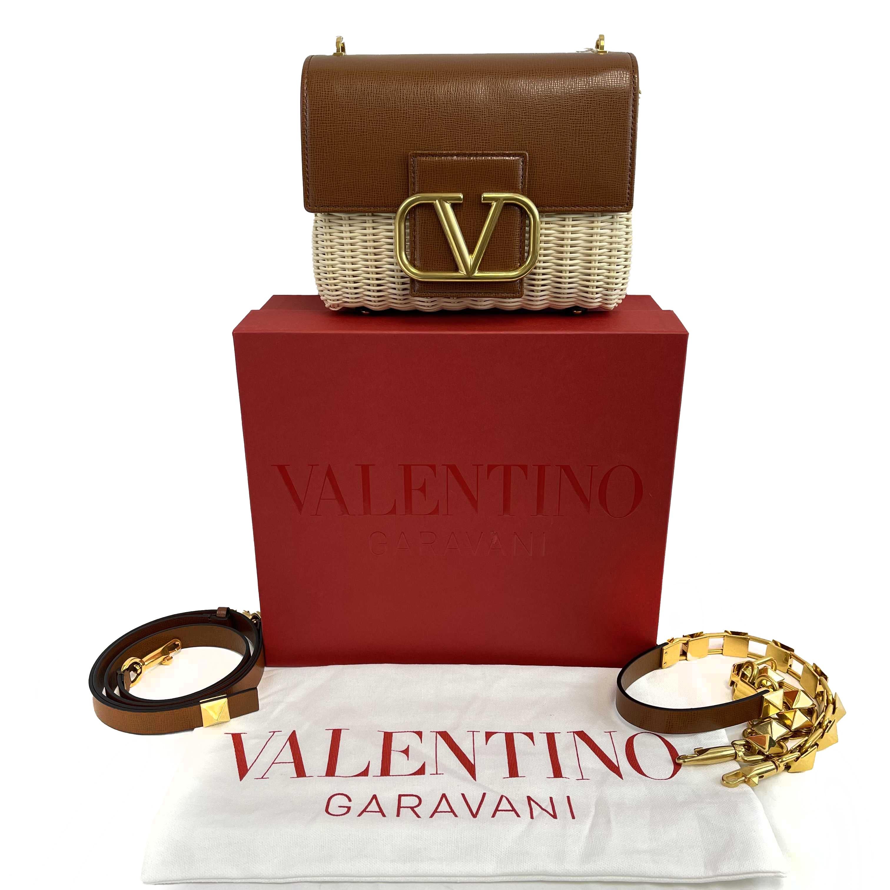 valentino wicker bag