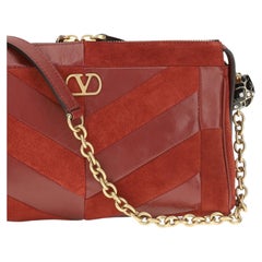 Valentino Garavani Panthea Shoulder Bag — Red