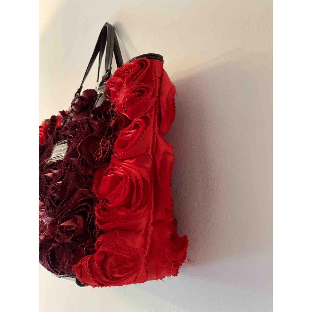 Red Valentino Garavani Patent Leather Handbag in Burgundy