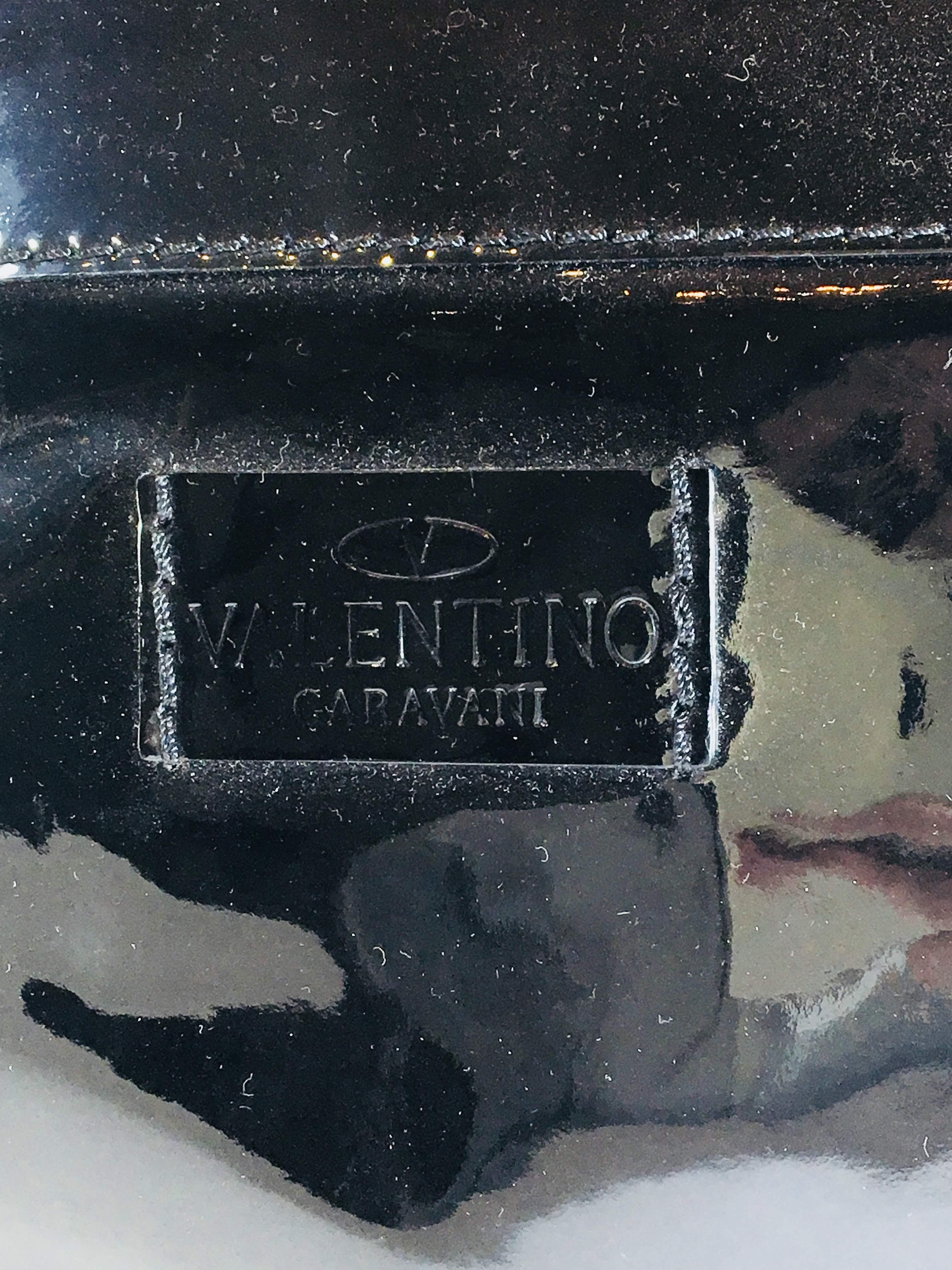 Valentino Garavani Patent Leather Shoulder Bag  3