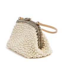 Valentino Garavani Petit Sac 2010 Fancy Pearl Embroideries Ltd Ed Bag Minaudiere