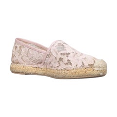 Valentino Garavani escarpins en dentelle rose, taille IT 37