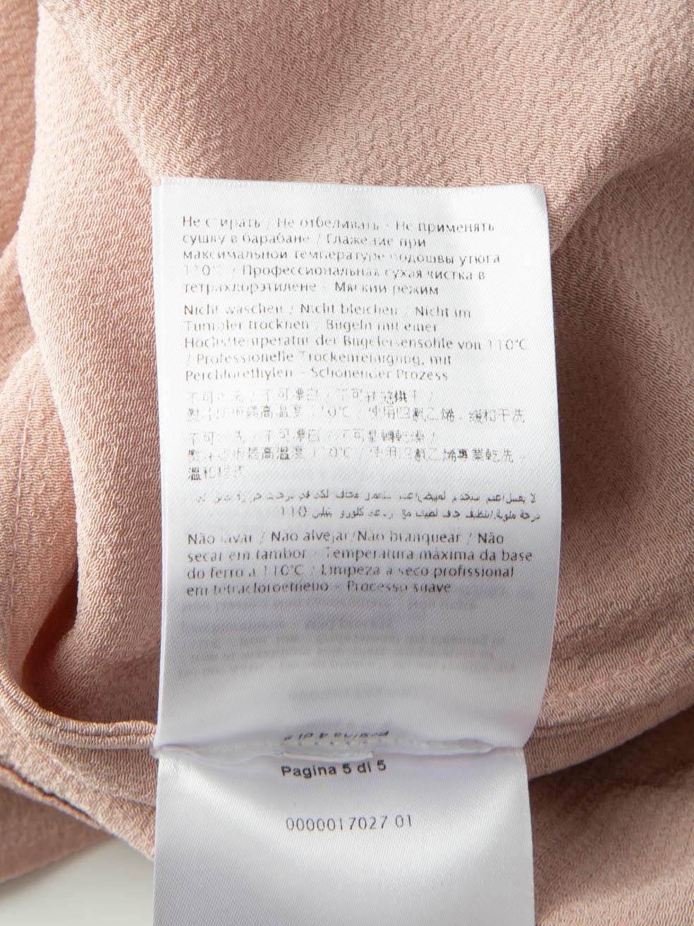 Valentino Garavani Pink Layered Detail Top Size S For Sale 2