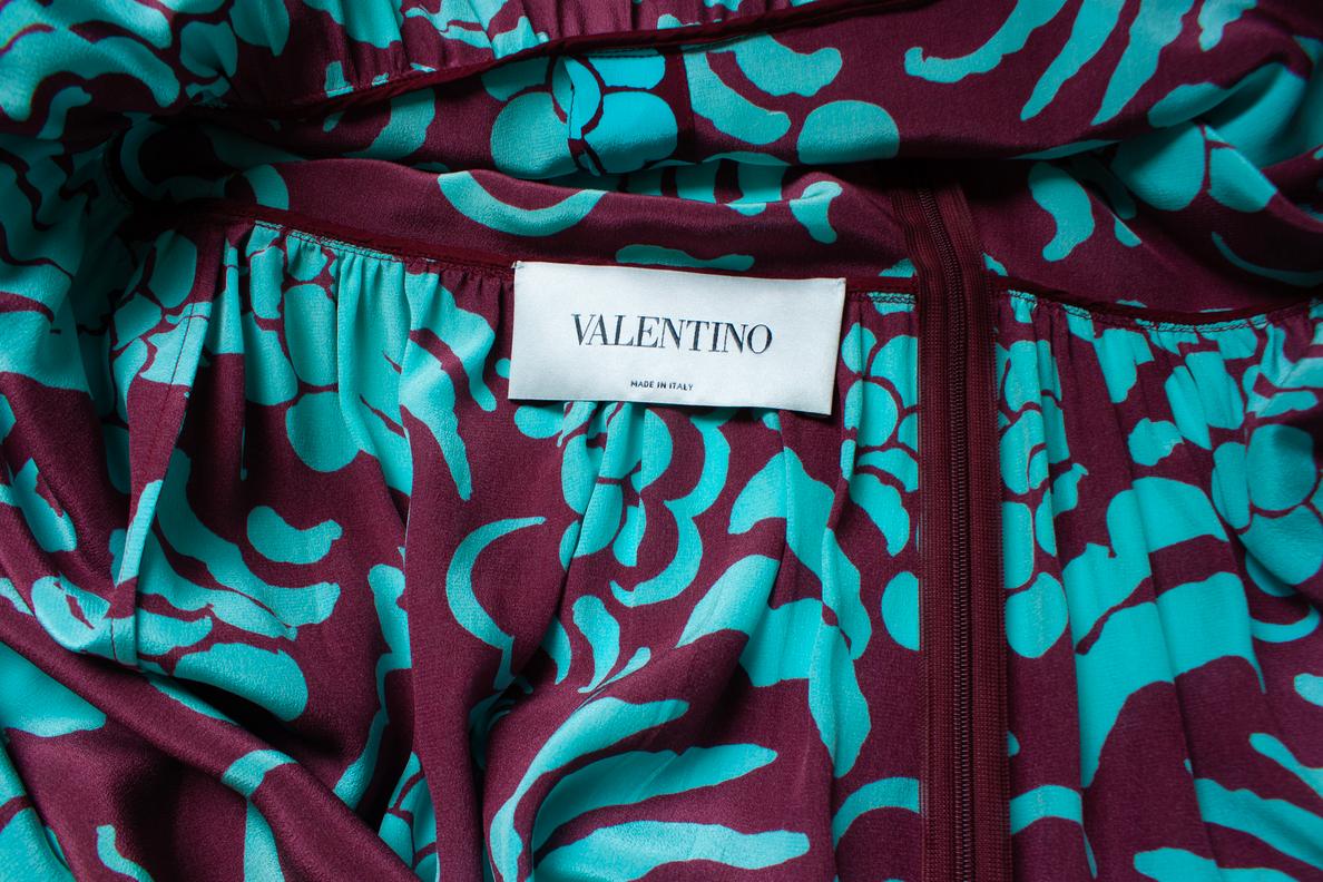 Valentino Garavani, printed maxi dress For Sale 1