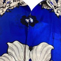 Chemise à manches courtes imprimée Valentino Garavani en soie multicolore