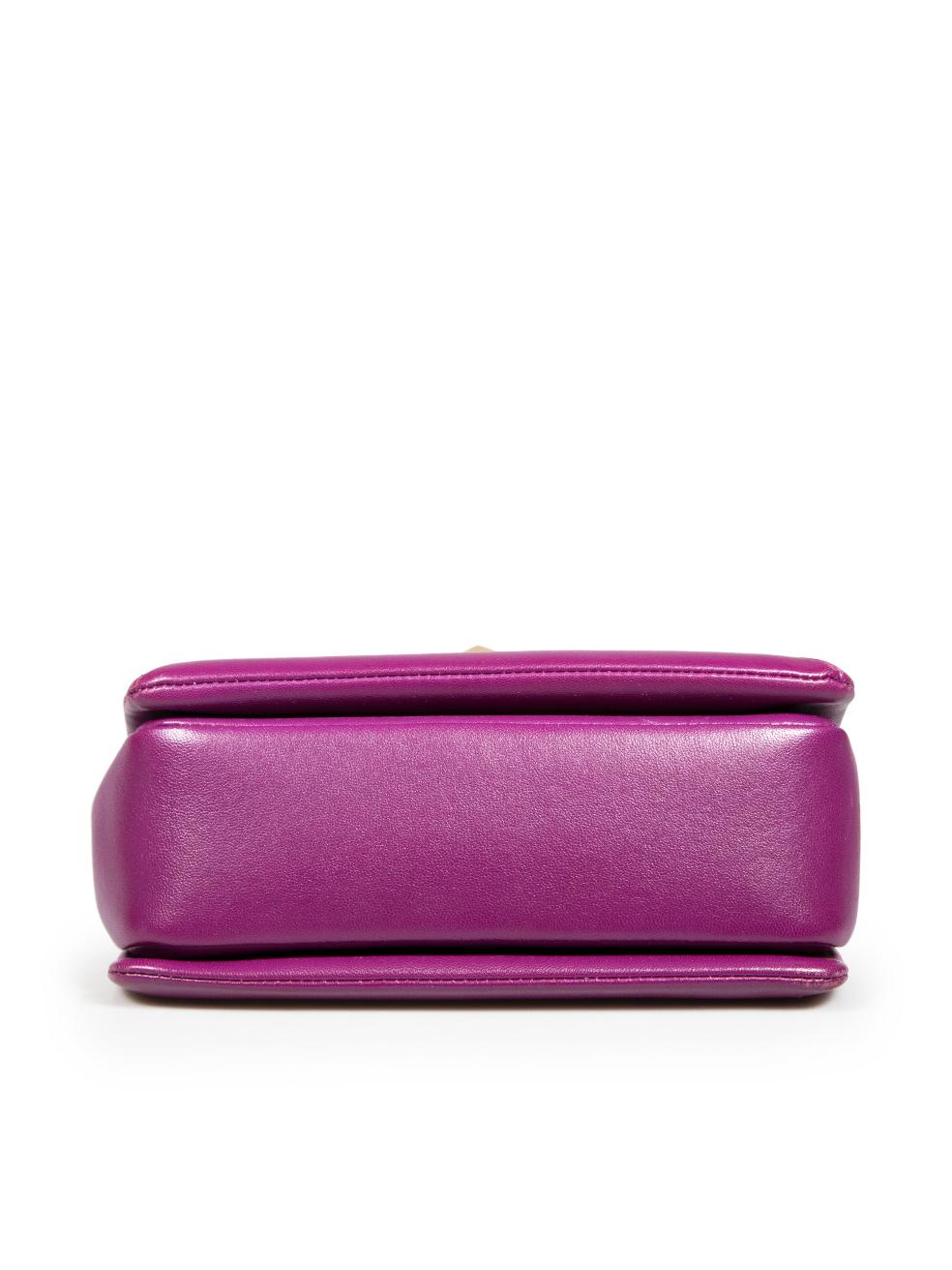 Women's Valentino Garavani Purple Leather Rockstud Shoulder Bag
