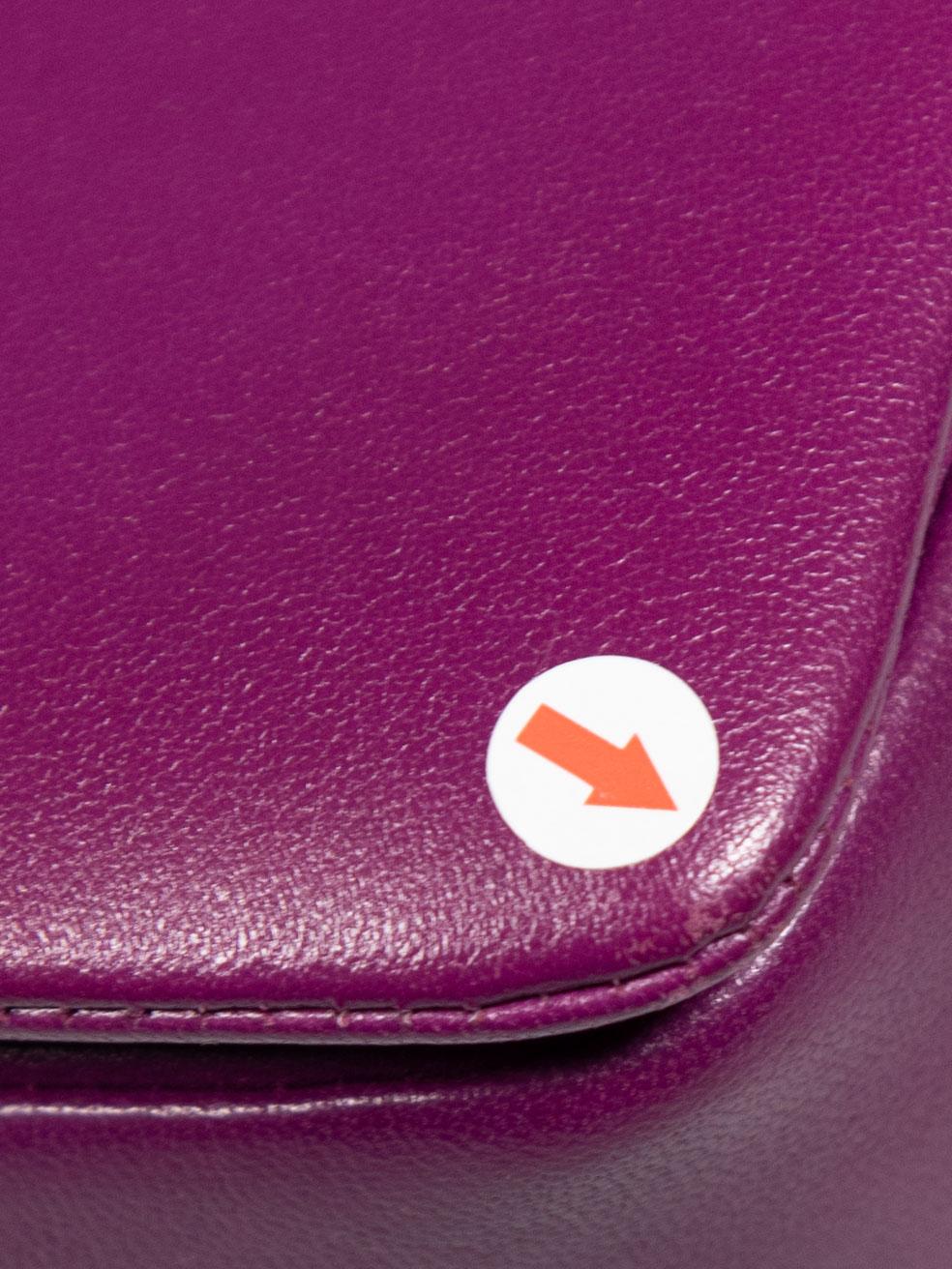Valentino Garavani Purple Leather Rockstud Shoulder Bag 4