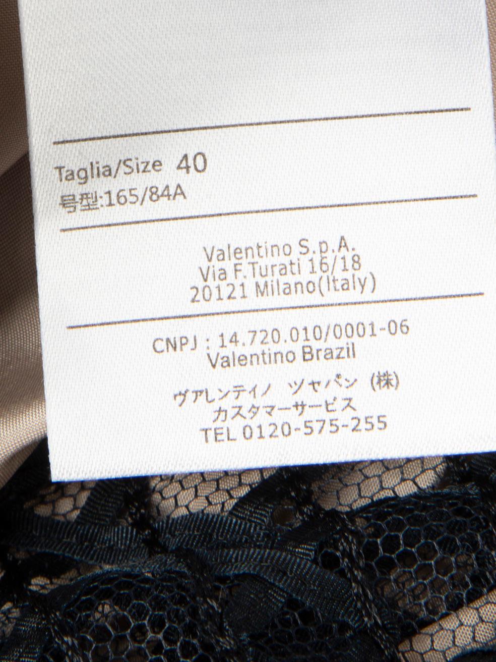 Valentino Garavani Mini Abito Nero Taglia S in vendita 3