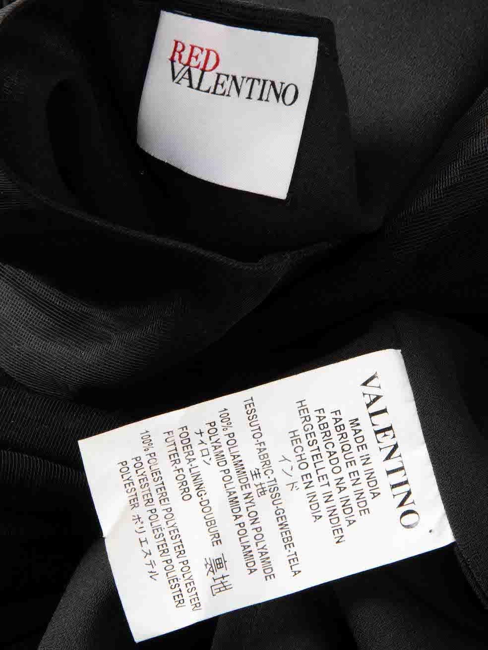 Valentino Garavani Red Valentino Black Sequinned Mini Dress Size M For Sale 2