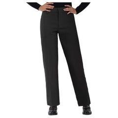 Valentino Garavani Red Valentino Black Slim Fit Trousers Size S