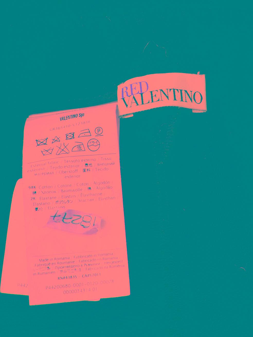 Valentino Garavani Red Valentino Pantalon fuselé noir Taille M. en vente 3