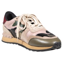 Valentino Garavani Rockrunner Camouflage Trainers Size IT 38