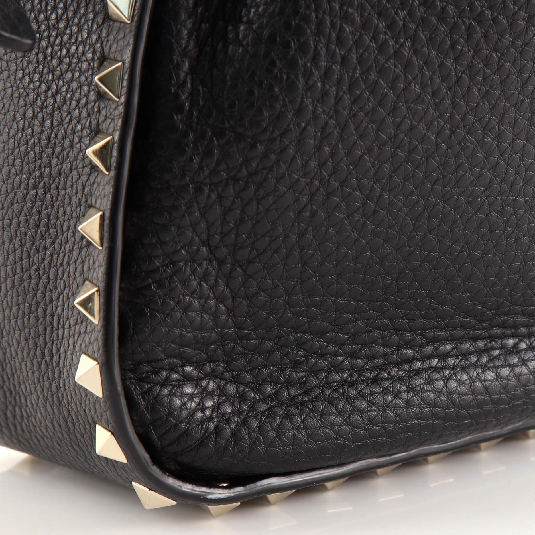 Women's or Men's Valentino Garavani Rockstud Drawstring Bucket Bag Leather Small