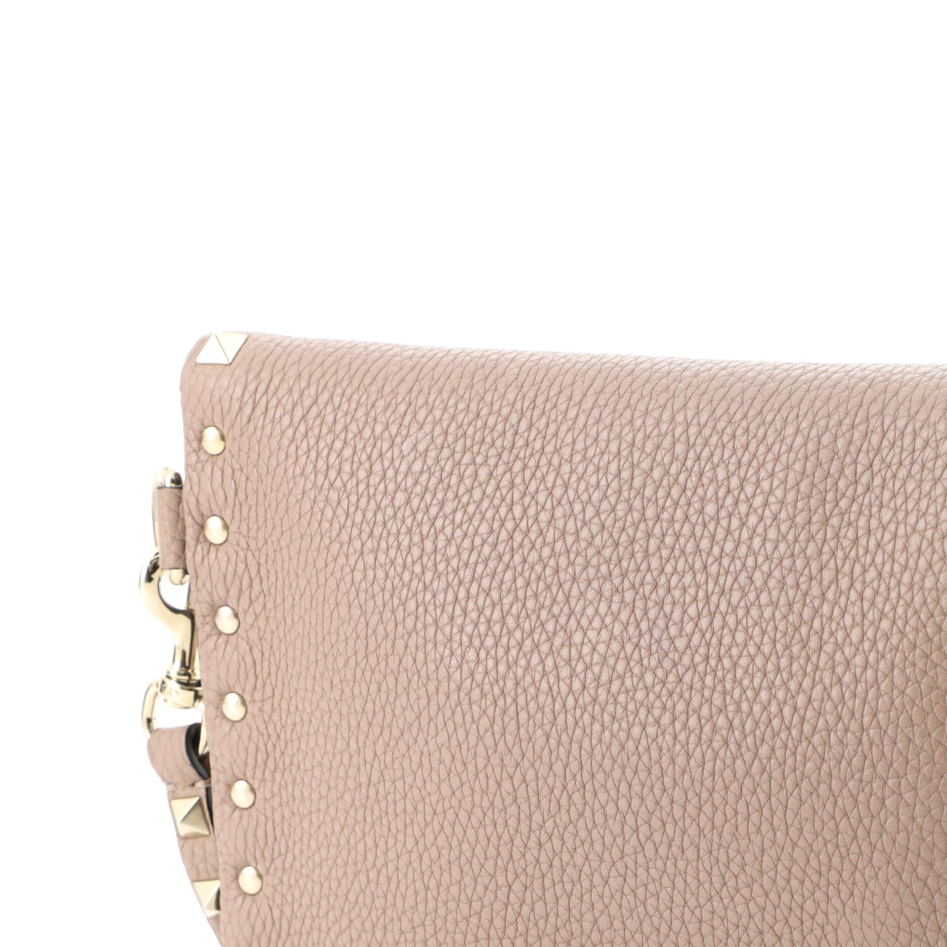 Valentino Garavani Rockstud Envelope Wristlet Clutch Leather Small 1
