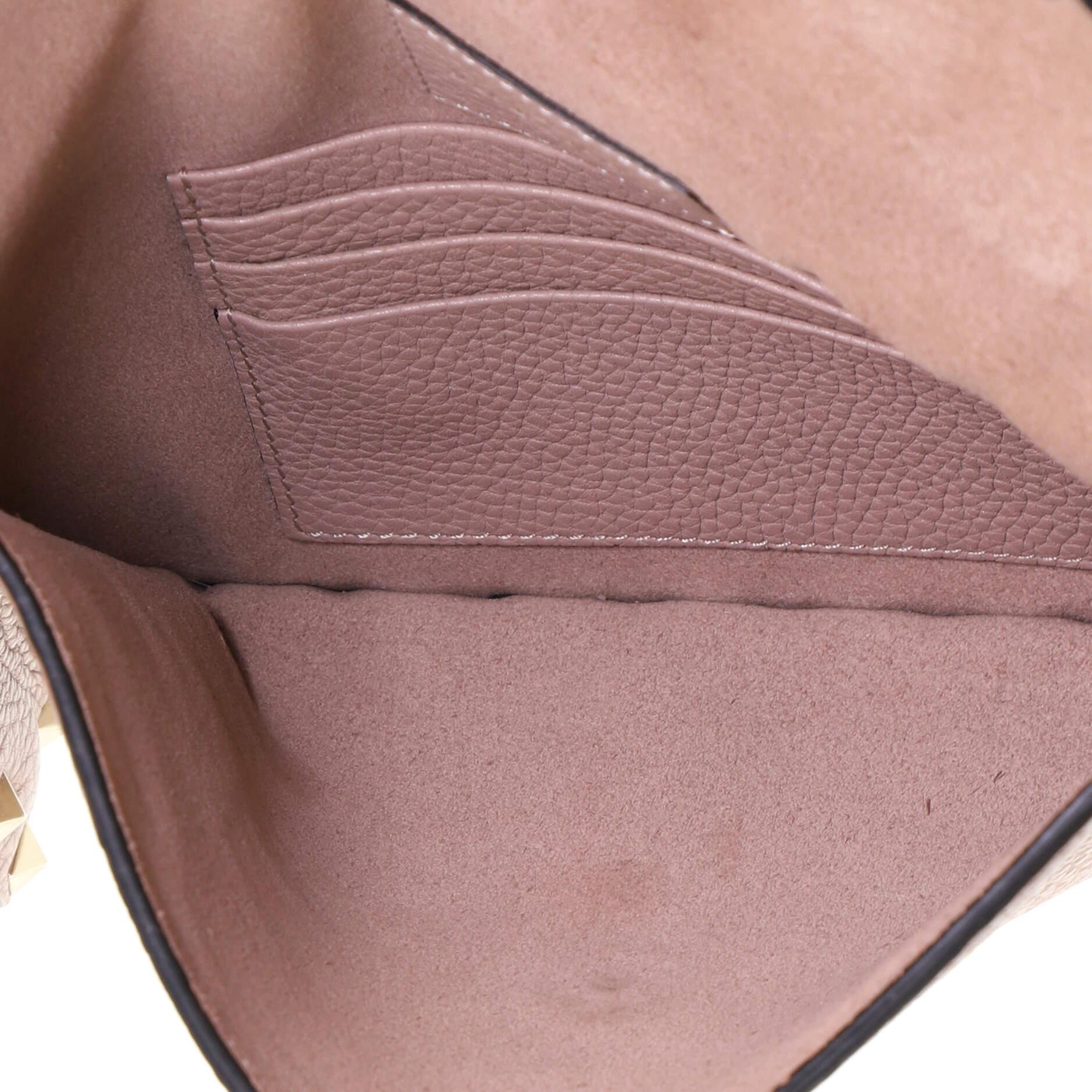 Valentino Garavani Rockstud Envelope Wristlet Clutch Leather Small 3