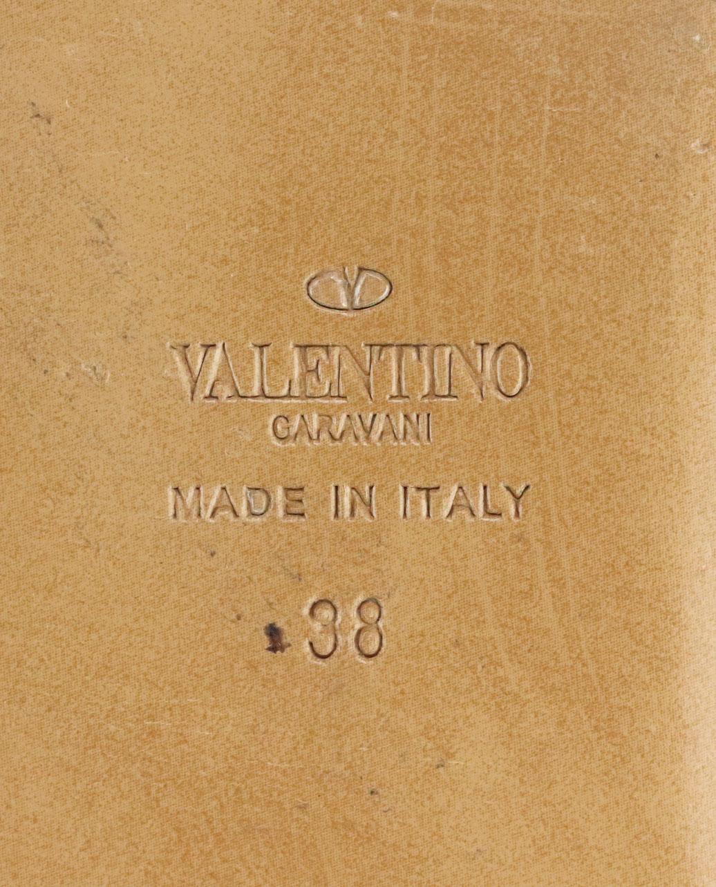 Women's Valentino Garavani Rockstud Lace Up Leather Sandals
