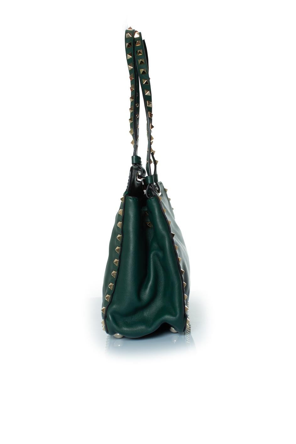 Valentino Garavani, Rockstud leather bag In Excellent Condition For Sale In AMSTERDAM, NL