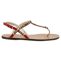Valentino Garavani - Sandales en cuir Rockstud Eu 39 Uk 6 US 9