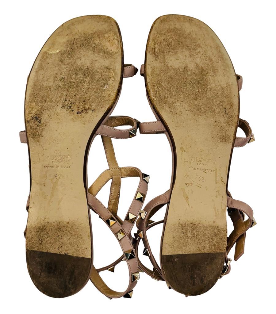 Valentino Garavani Rockstud Leather Sandals 1