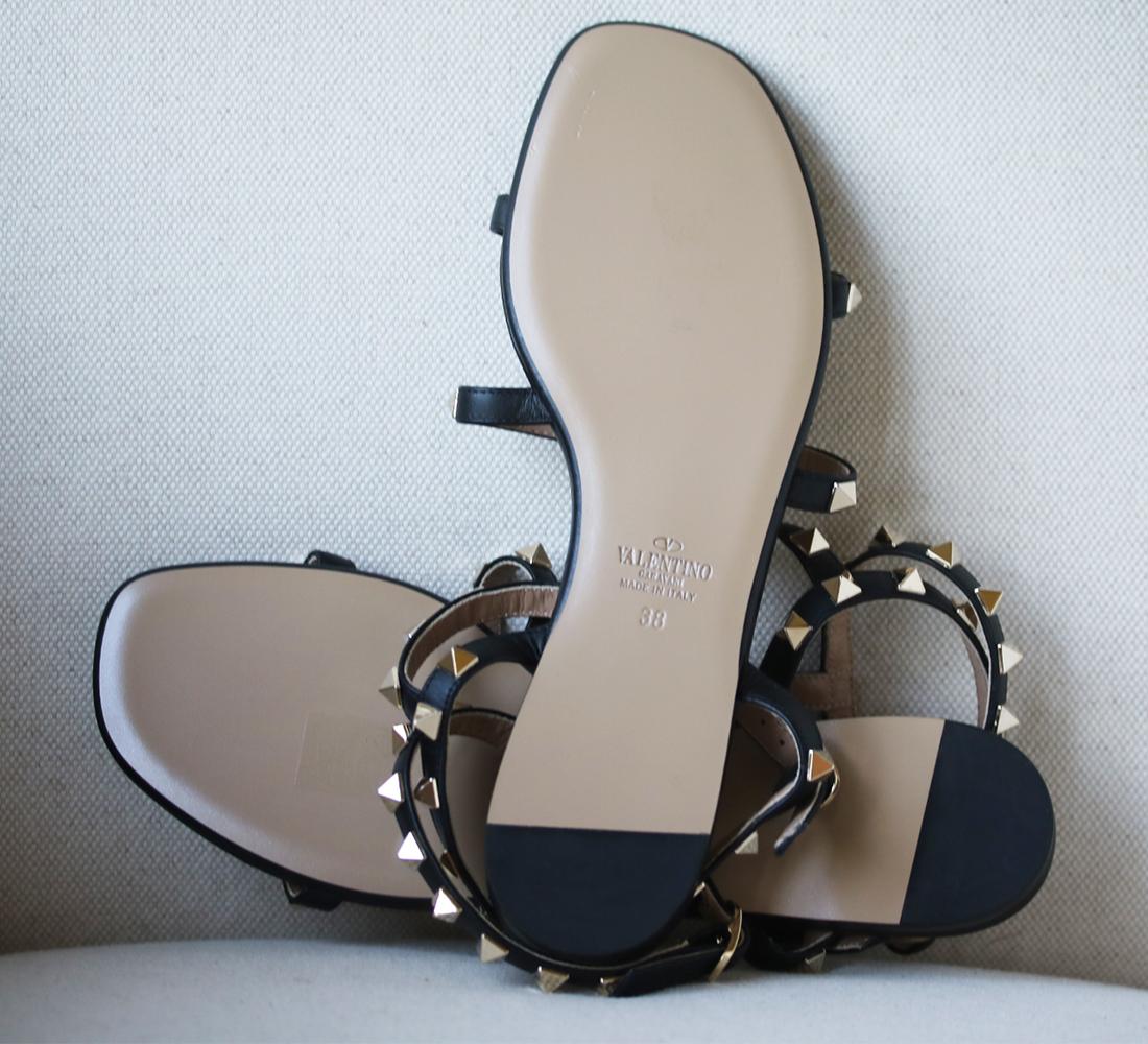 Women's Valentino Garavani Rockstud Leather Sandals 