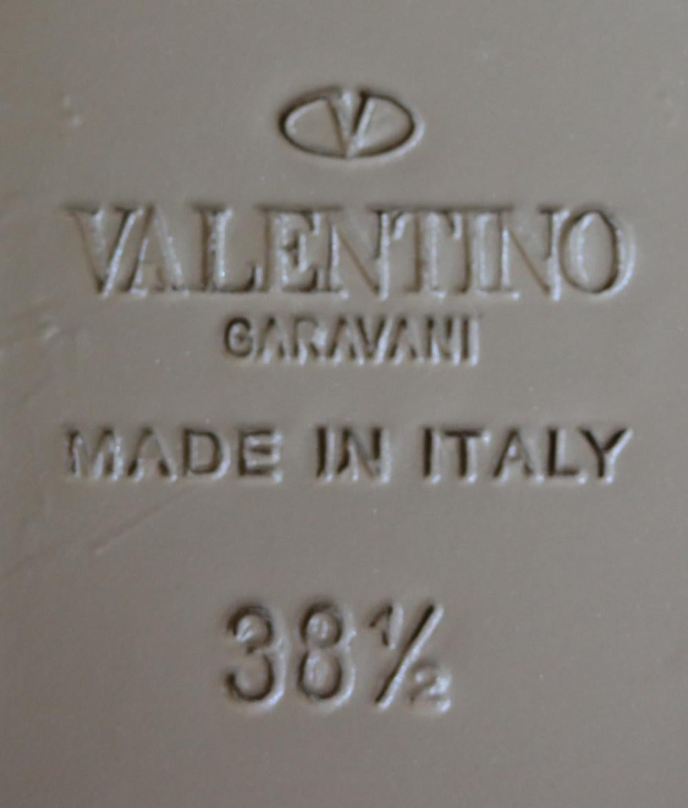 Gray Valentino Garavani Rockstud Leather Sandals