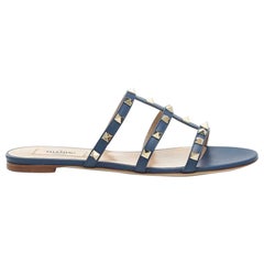 Sandalias de piel Rockstud de Valentino Garavani