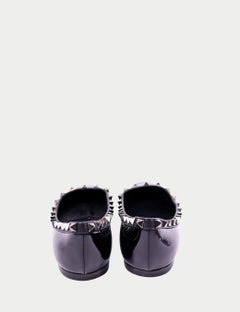 Valentino Garavani Rockstud Patent Leather Ballet Flats - EU 37