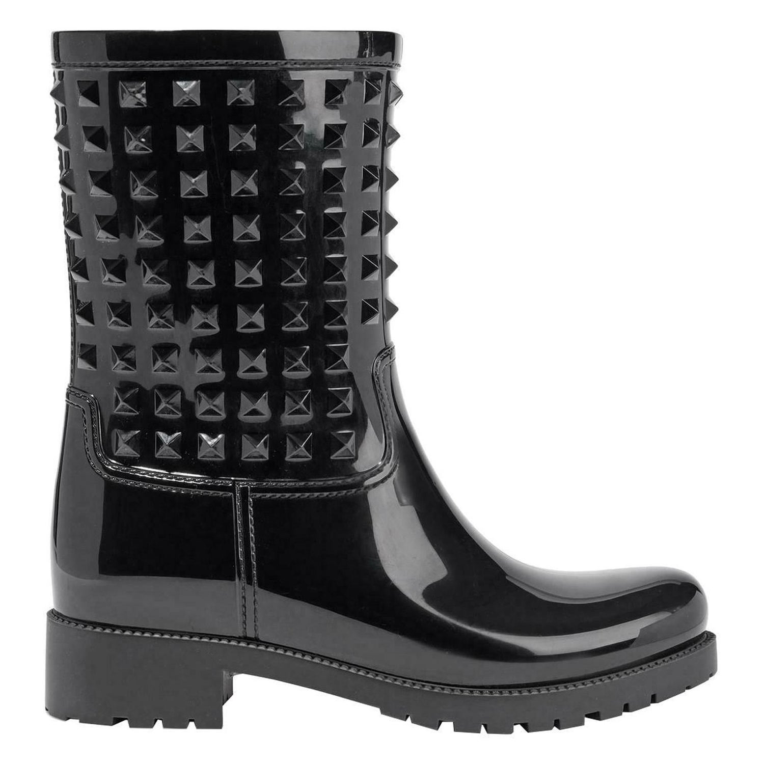 Valentino Garavani Rockstud Rubber Rain Boots at 1stDibs | valentino rain boots, rubber boots