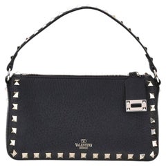 Borsa a tracolla Rockstud di Valentino Garavani — Nera