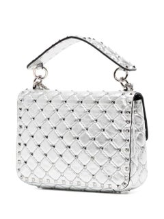 Valentino Garavani Rockstud Silver Handbag