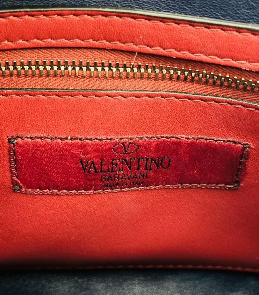 Valentino Garavani Rockstud Spike VLTN Medium Leather Bag 2
